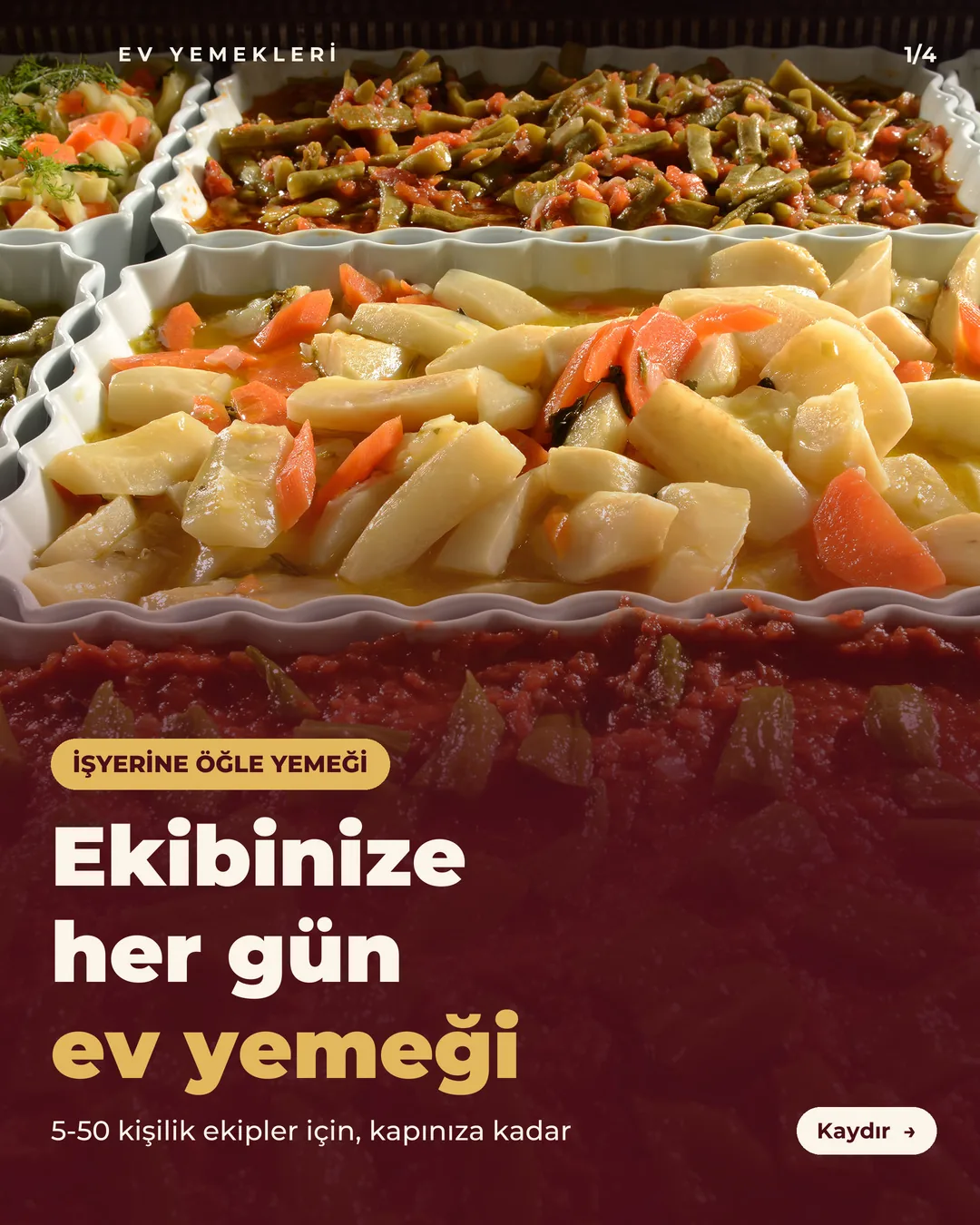 Ev Yemekleri İşletmesi sosyal medya örneği